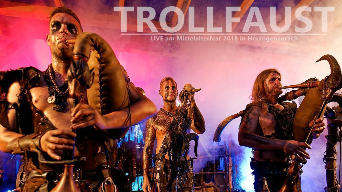 TROLLFAUST - Live am 28.07.2018 auf dem Mittelalterfest 2018 in Herzogenaurach